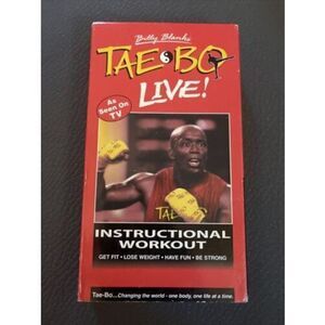 Tae Bo Live (VHS, 1999) Billy Blanks - Instructional Workout Tape